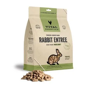 25oz Vital Essentials Freeze Dried Rabbit Mini Nibs - Astro Sale
